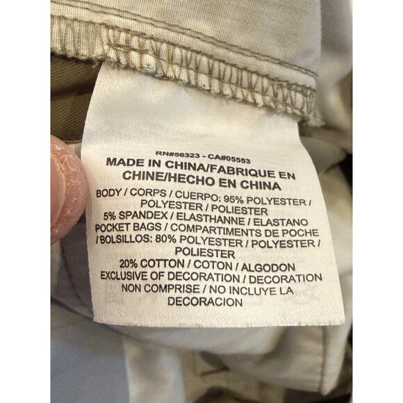 Lot Of 2 Nike Golf Mens Gray Tan Dri-Fit Straight Pants Size 34x34 833194 - Picture 7 of 11